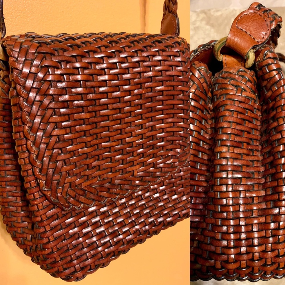 Talbots brown leather handbag